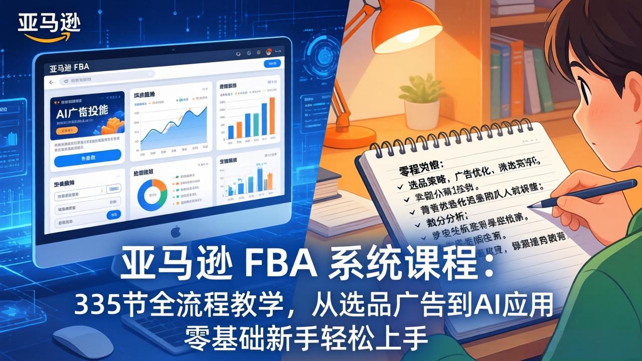 亚马逊 FBA 系统课程(更新26年3月-数码之翼