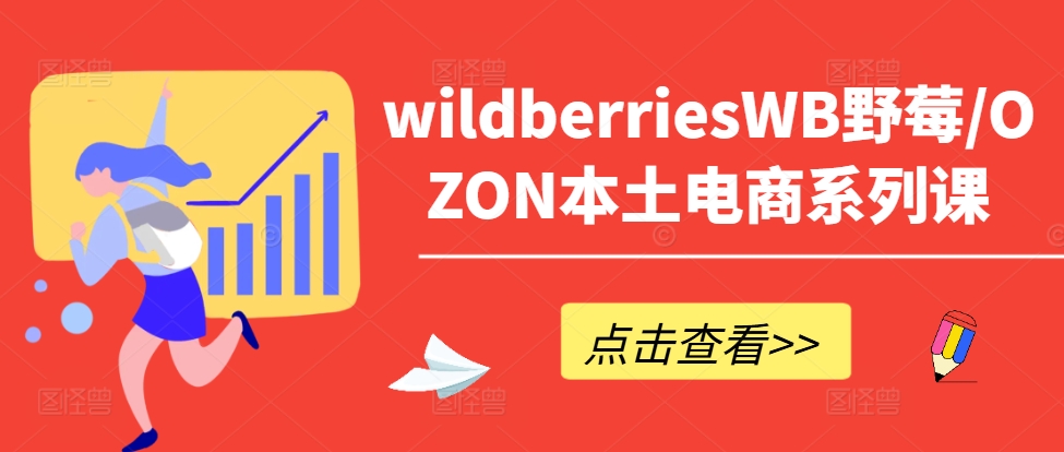 wildberriesWB野莓/OZON本土电商系列课,掌握WB产品优化,出单技巧和订单处理等-数码之翼