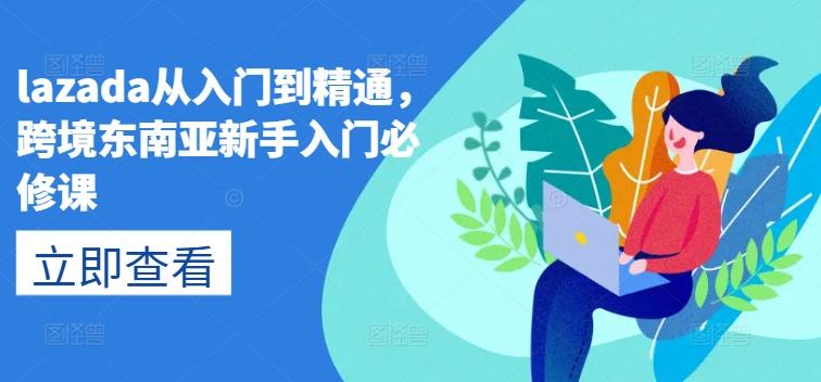 lazada从入门到精通，跨境东南亚新手入门必修课-数码之翼