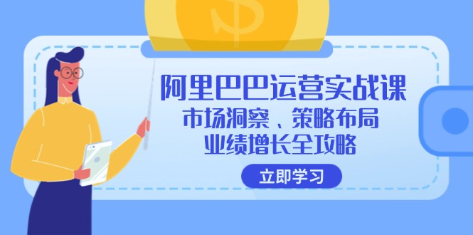 阿里巴巴运营实战课:市场洞察、策略布局、业绩增长全攻略-数码之翼