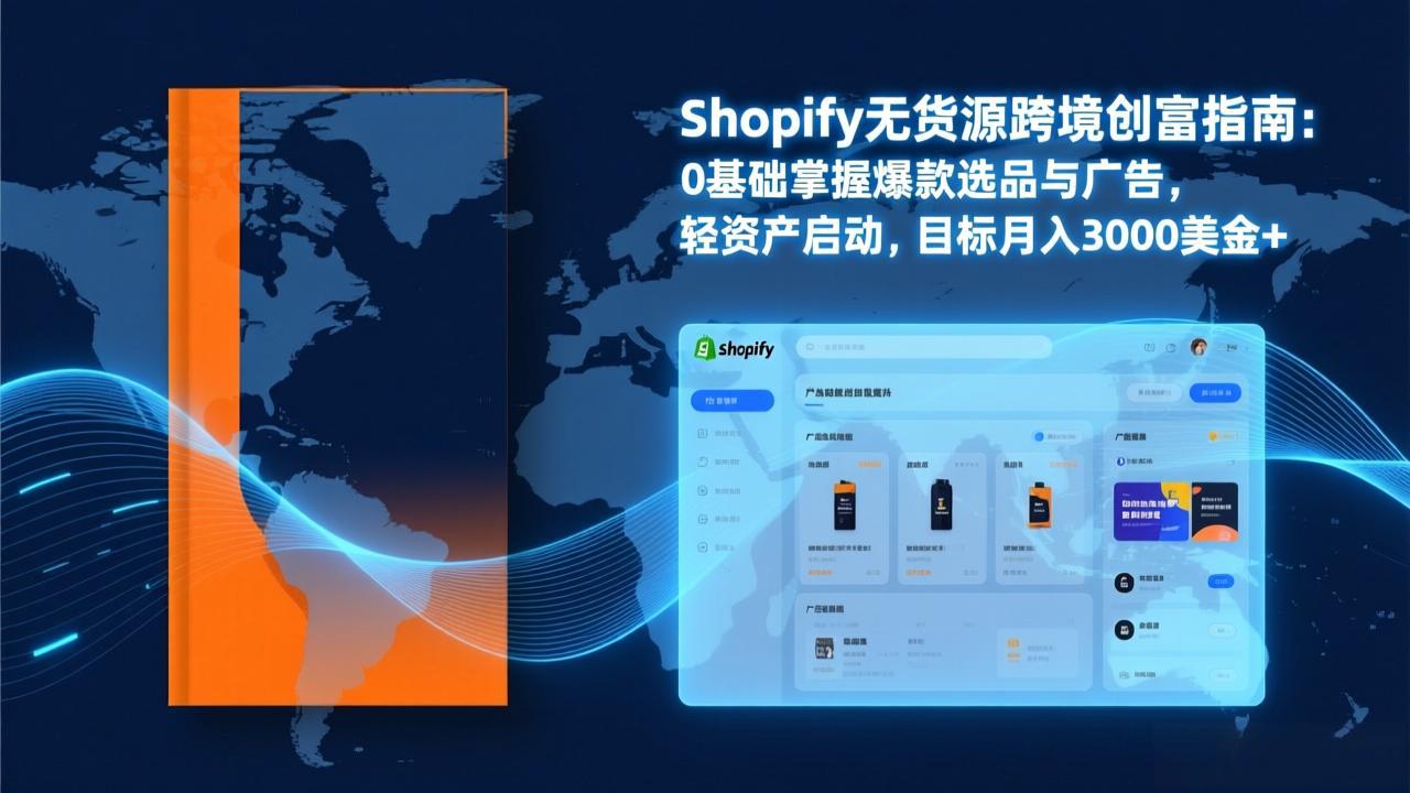 Shopify爆款打法实战:从选品到广告投放,复制爆款模型,驱动独立站月销售额破万刀-数码之翼