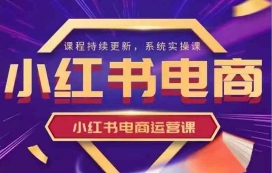 小红书电商运营实操课，​新手从0~1落地实操-数码之翼