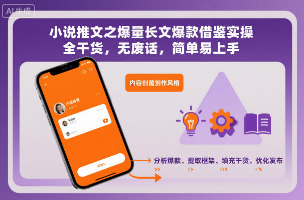 小说推文之爆量长文爆款借鉴实操，全干货，无废话，简单易上手-数码之翼