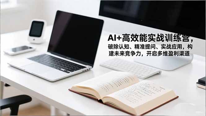AI+高效能实战训练营，破除认知、精准提问、实战应用，构建未来竞争力，开启多维盈利渠道-数码之翼