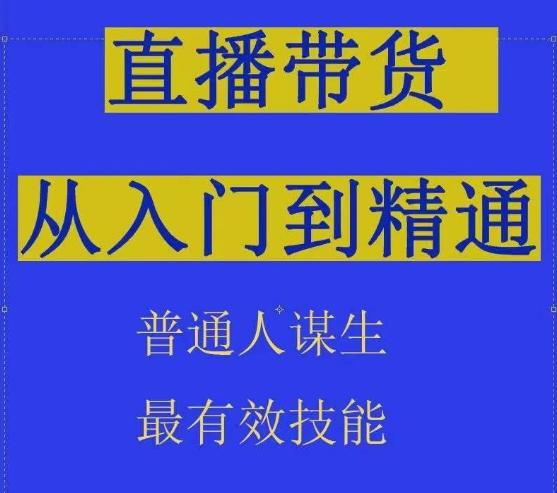 2024抖音直播带货直播间拆解抖运营从入门到精通,普通人谋生最有效技能-数码之翼