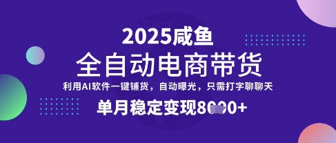 全网首发【闲鱼全自动电商带货】三年磨一剑，一朝露锋芒，单月稳定变现8k+【揭秘】-数码之翼