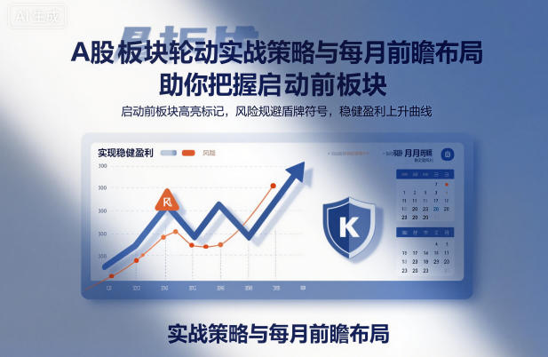A股板块轮动实战策略与每月前瞻布局，助你把握启动前板块，规避风险，实现稳健盈利-数码之翼