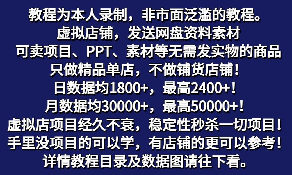 图片[2]-拼多多虚拟电商训练营月入50000+你也行，暴利稳定长久，副业首选-数码之翼