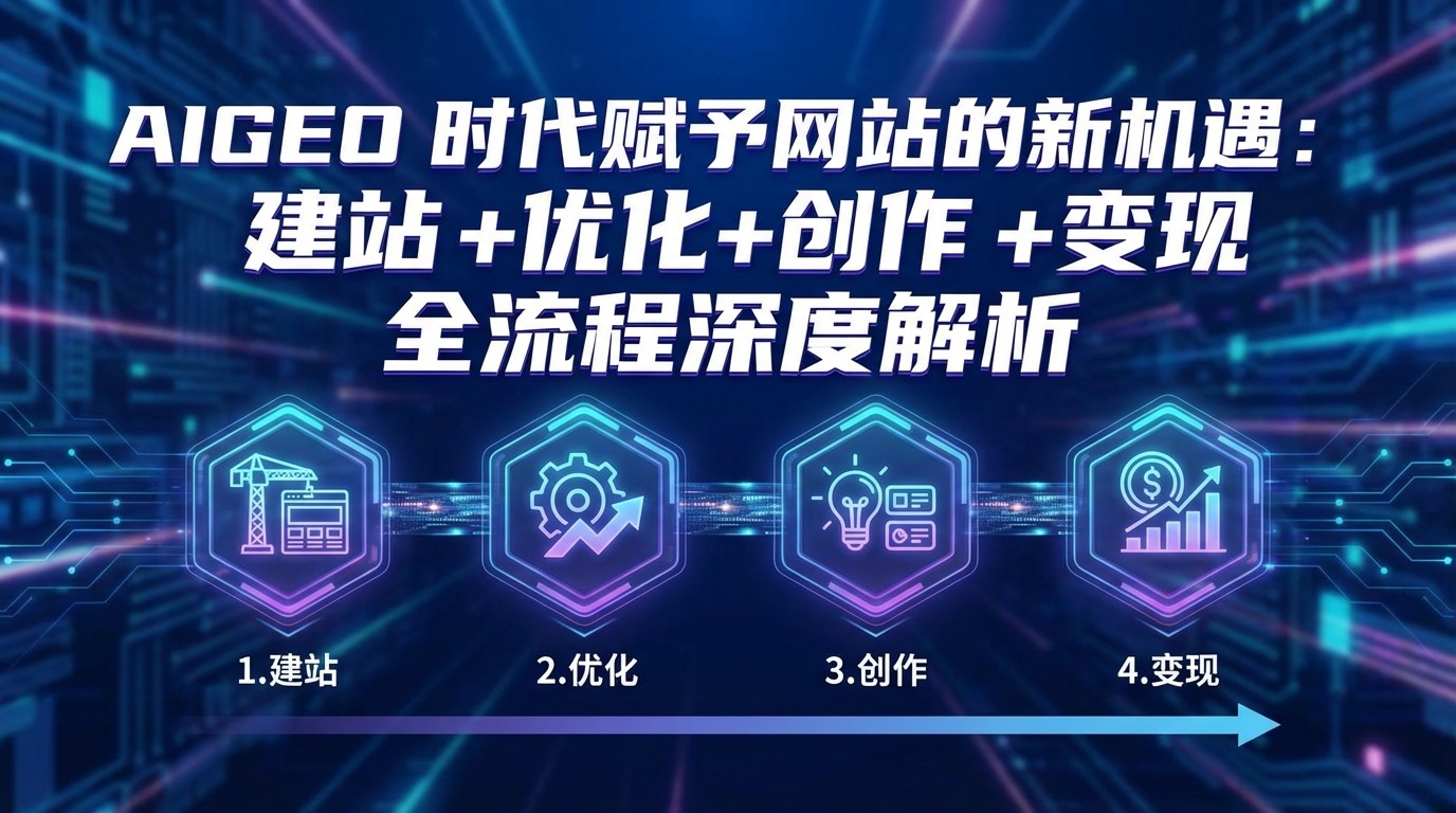 AIGEO+时代赋予网站的新机遇:建站+优化+创作+变现+全流程深度解析-数码之翼