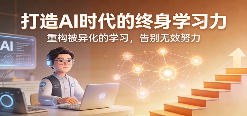 打造AI时代的终身学习力:重构被异化的学习,告别无效努力-数码之翼