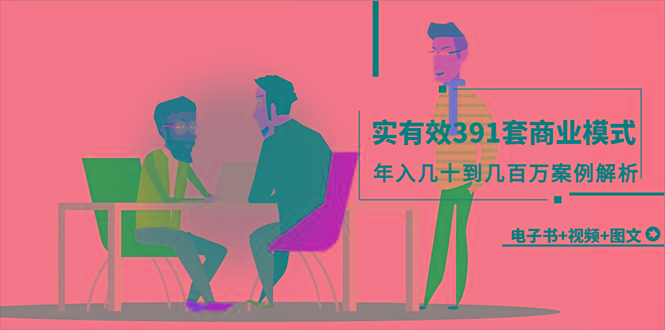 (9607期)真实有效391套商业模式，年入几十到几百万案例解析(电子书+视频+图文)-数码之翼