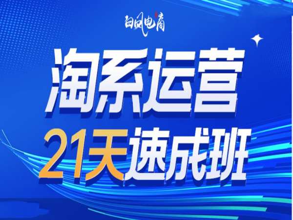 淘系运营21天速成班35期，年前最后一波和2025方向-数码之翼