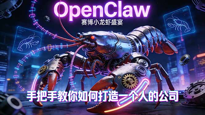 OpenClaw，小龙虾-从产品到爆款的成长之路，手把手教你如何打造一个人的公司-数码之翼