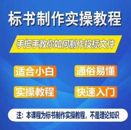 标书制作实操教程，手把手教你如何制作授标文件，零基础一周学会制作标书-数码之翼