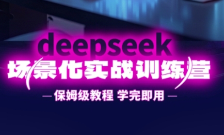 DeepSeek场景化实战训练营，保姆级教程，学完即用，手把手教你用DeepSeek提升效率-数码之翼