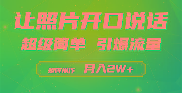 (9553期)利用AI工具制作小和尚照片说话视频，引爆流量，矩阵操作月入2W+-数码之翼
