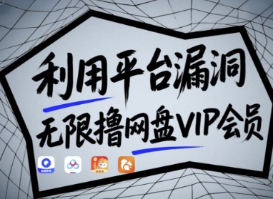 利用平台漏洞，无限撸网盘VIP会员，用户亲测有效!【漏洞原理+操作演示】-数码之翼