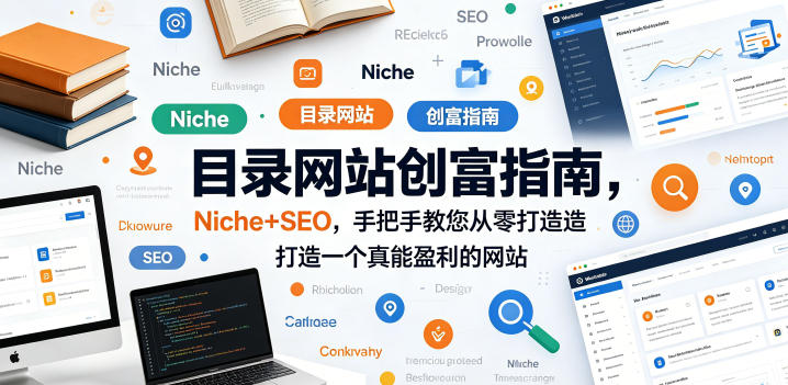 目录网站创富指南，Niche+SEO，手把手教您从零打造打造一个真能盈利的网站【原创双语字幕】-数码之翼