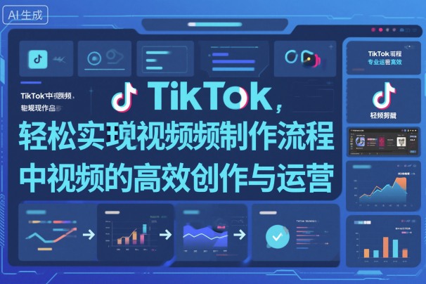 TikTok中视频制做流程，轻松实现Tk中视频的高效创作与运营-数码之翼