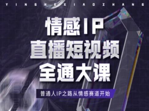 情感IP直播短视频全通大课，普通人IP之路从情感赛道开始-数码之翼