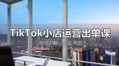 TikTok小店运营出单课,从开店选品、运营出单、发货回款,进行全流程讲解-数码之翼
