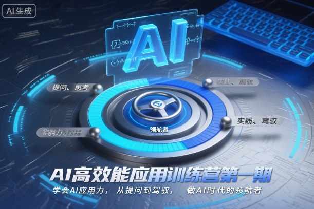 AI高效能应用训练营第一期,学会AI应用力,从提问到驾驭,做AI时代的领航者-数码之翼