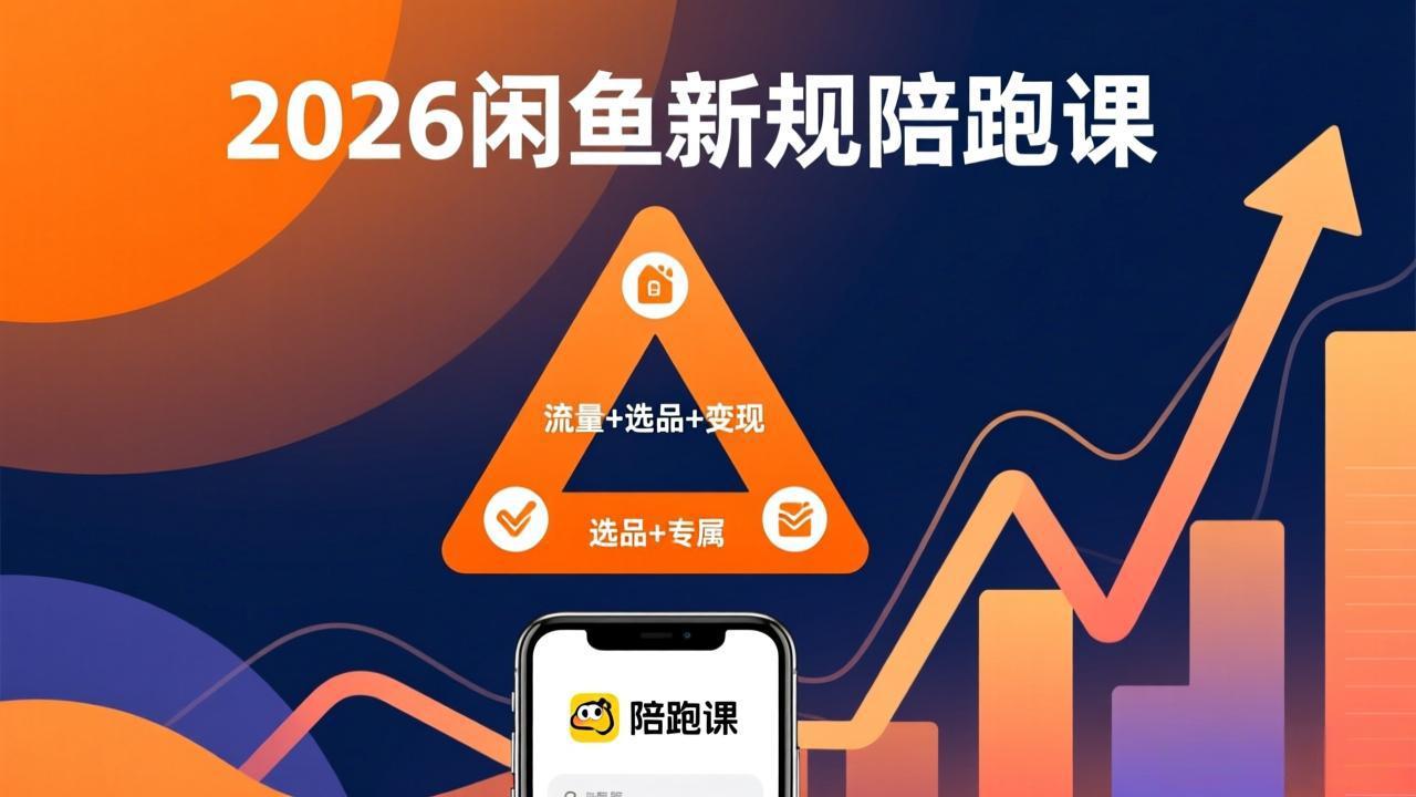 2026闲鱼高阶陪跑课全新上线,带你吃透新规玩转选品流量,从零搭建稳定变现盈利体系-数码之翼