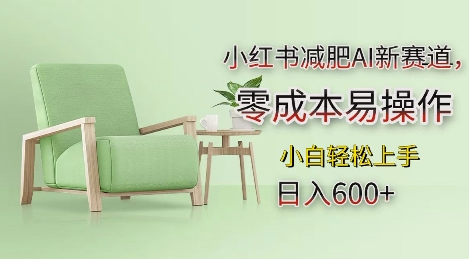 小红书减肥AI新赛道，零成本易操作，日入多张，小白轻松上手【揭秘】-数码之翼