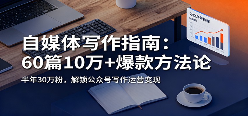 自媒体写作指南：60篇10万+爆款方法论，半年30万粉，解锁公众号写作运营变现-数码之翼