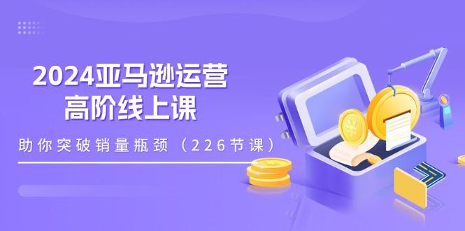 2024亚马逊运营-高阶线上课，助你突破销量瓶颈(228节课-数码之翼