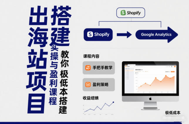 小淘出海站项目，搭建实操与盈利课程，手把手教你用极低成本搭建-数码之翼