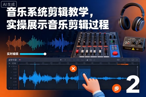 音乐系统剪辑教学，实操展示音乐剪辑过程-数码之翼