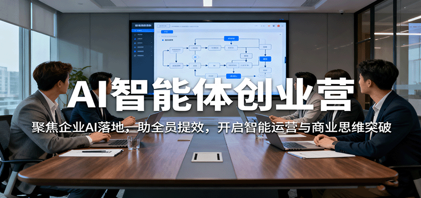 AI智能体创业营：聚焦企业AI落地，助全员提效，开启智能运营与商业思维突破-数码之翼