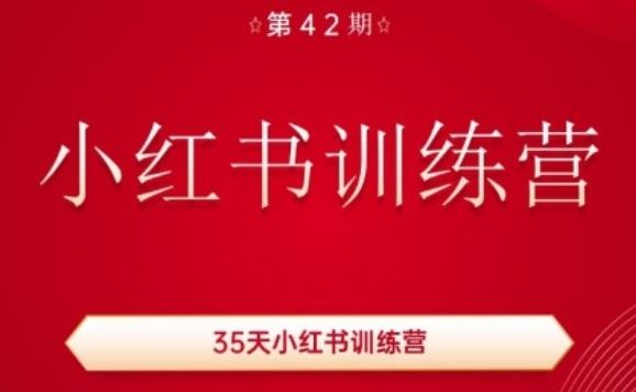35天小红书训练营(42期)，用好小红书，做你喜欢又擅长的事，涨粉又赚钱-数码之翼