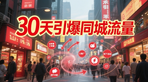 30天引爆同城流量：团购篇 认知篇 流量篇 来客篇 达人篇 老板人设IP篇 投流篇-数码之翼