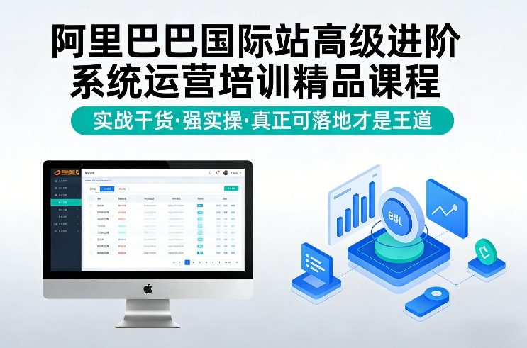 阿里巴巴国际站高级进阶系统运营培训精品课程,实战干货,强实操,真正可落地才是王道-数码之翼