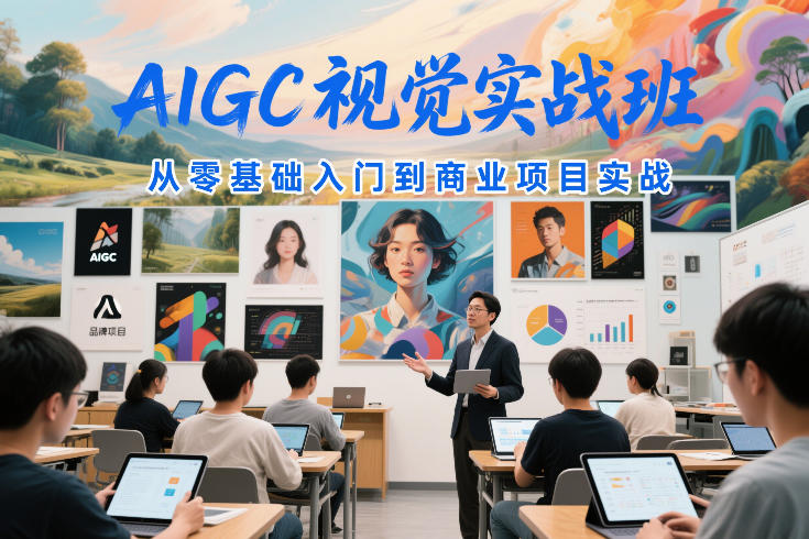 AIGC视觉实战班，从零基础入门到商业项目实战-数码之翼